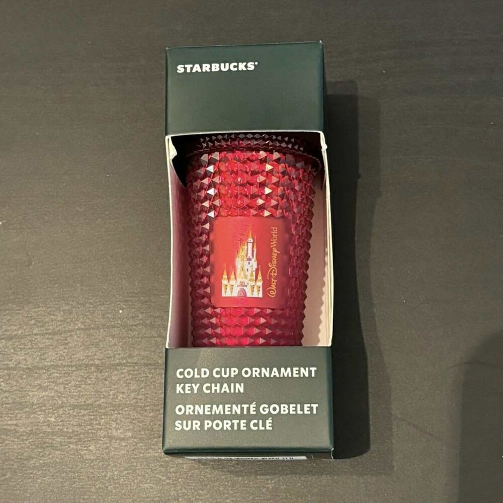 Disney Starbucks Mini Tumbler Keychain